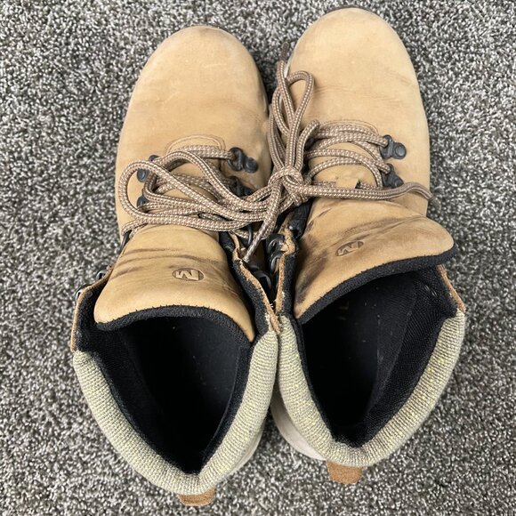 Merrell Tan Leather Hiking Boots Womens 7.5 - Picture 2 of 2